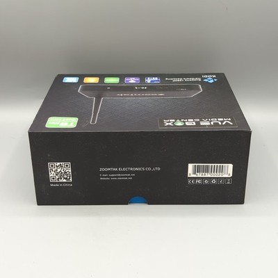 Zoomtak Black T8 Plus 2GB 4K Android TV Box 64 Bit Octa Core 4K