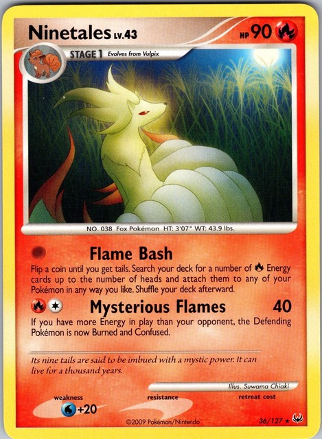 Ninetales #36 (Platinum (2009))