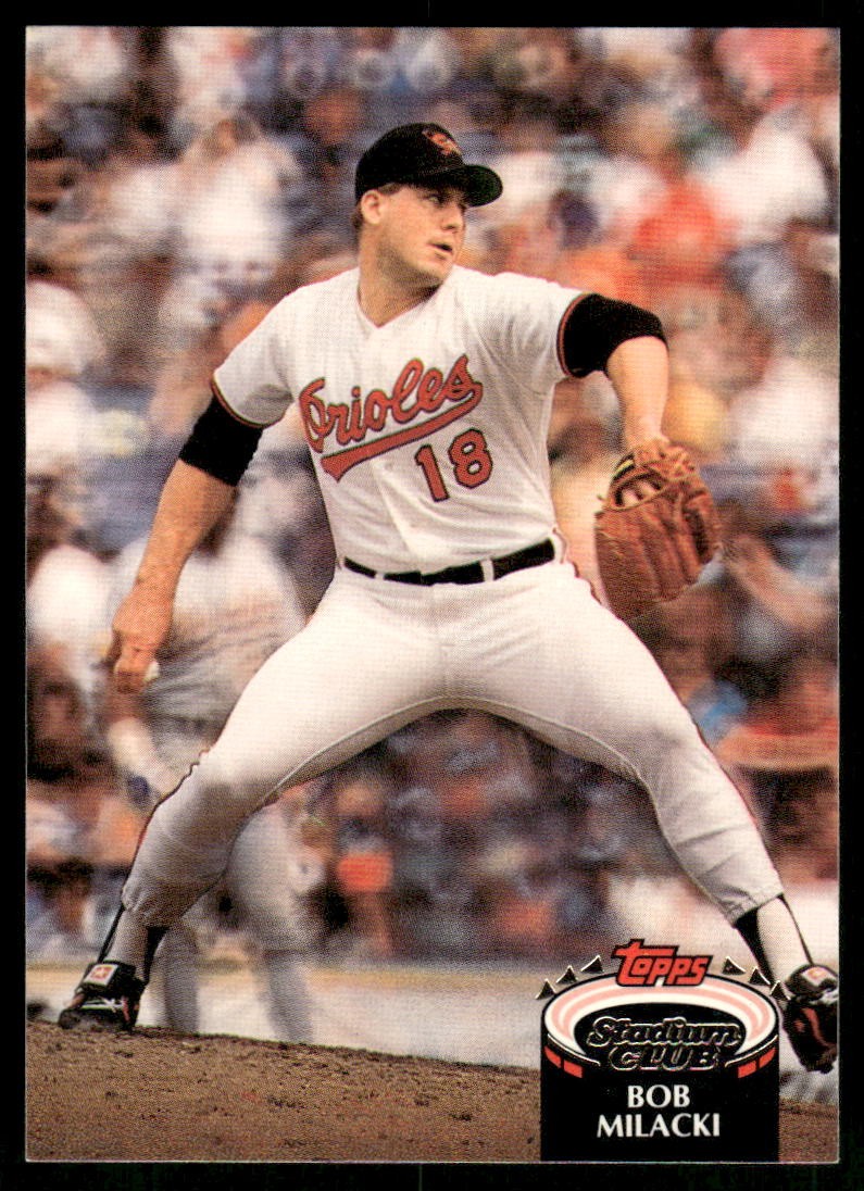 1992 Stadium Club #331 Bob Milacki