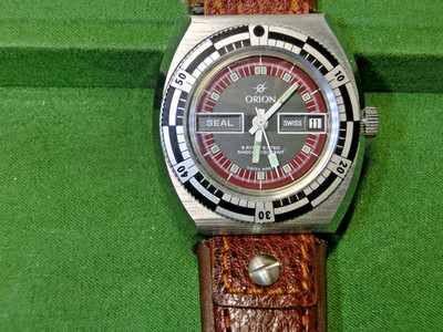 ORION, tolle Herrenuhr der 70er Jahre, Top Zustand!