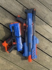 Two Limited Edition Semi Automatic Nerf Guns with Bullets
