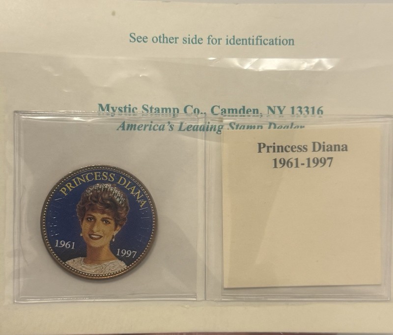 Moneda Conmemorativa Princesa Diana