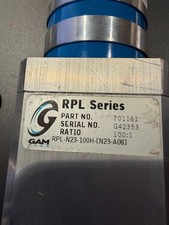 GAM Right Angle 100:1 gearbox Nema 23 motor mount with .5" shaft. output shaft .