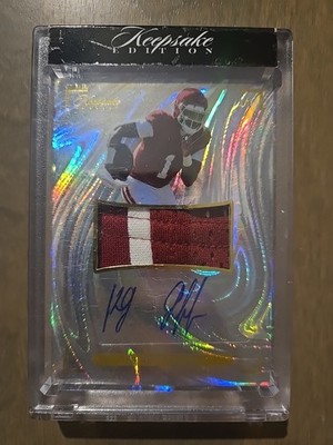 #'d 1 Of 1 - WR KJ Jefferson First Ever Patch Autograph 1/1. Case Has Scratches
