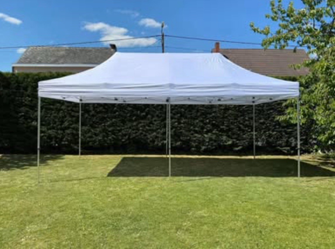Barnum pliable 6x3m imperméable avec bâche haute densité anti UV