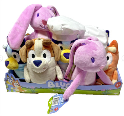 Bluey Plush FLOPPY Winton Coco Bob Bilby Lucky Rusty Snickers Chloe Lila Easter