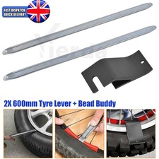 MOTORCYCLE  MOTOCROSS ENDURO MX OFF ROAD 600MM TYRE LEVER X 2 & BEAD BUDDY SET