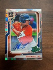 2025 Donruss Optic Mitch Voit Pandora /25 Autograph Rated Prospect #174 Mets