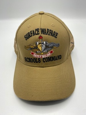 The Corps Surface Warfare Schools Command DHC Beige Baseball Cap Hat One Size