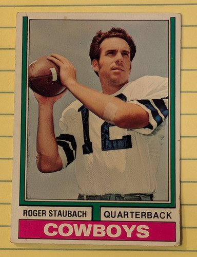 Roger Staubach #500 1974 Topps card