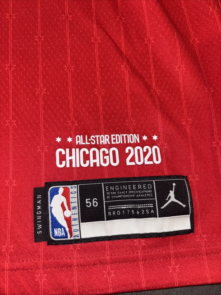 Camiseta Nike/Jordan NBA Brandon 2020 All-Star Swingman - Roja (Hombre 2XL) Foto 2 de 4