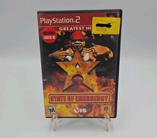 State of Emergency Greatest Hits (Sony PlayStation 2, 2003) PS2 Complete CIB 
