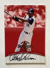 Garret Anderson AUTOGRAPH  1997 Donruss Signature Series  On Card Auto