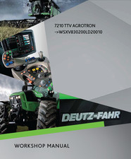 Deutz-Fahr 7210 TTV Agrotron Workshop Manual | Disc