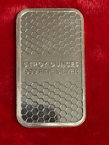 5 oz Silver Bar - 9Fine Mint