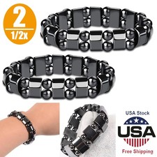 Hematite Magnetic Bracelets for Men and Women Hematite Magnetic Stone Beads USA