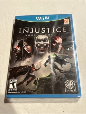 Injustice: Gods Among Us (Nintendo Wii U, 2013) Brand New Factory Sealed US