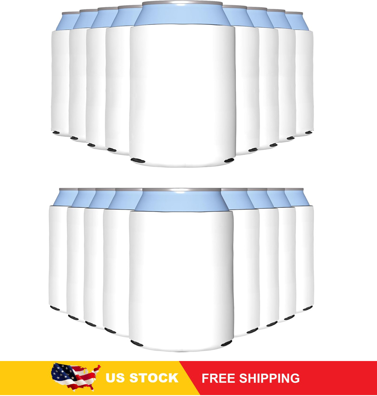 Sleeves 100 Pack, Sublimation Foam, 12oz/16oz Tall