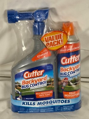 Cutter Backyard Mosquito and Bug Control Insect Killer VALUE PACK - 12 Weeks