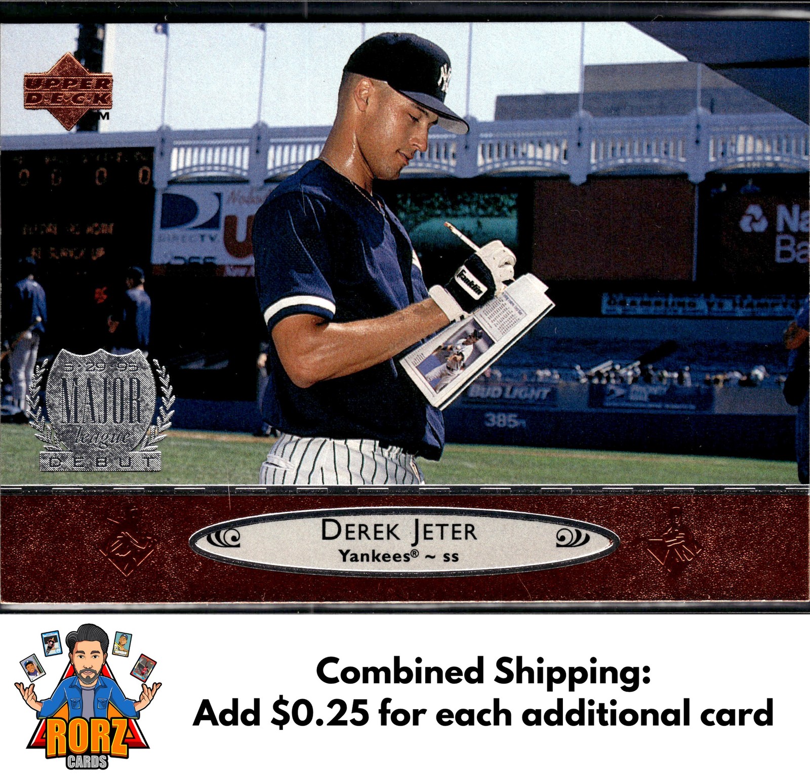 Derek Jeter 1996 Upper Deck #156 New York Yankees