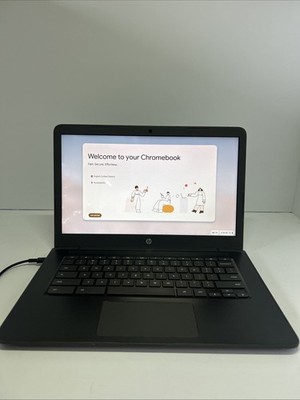 HP 14'' Chromebook 14 G5 - Celeron N3350 - 3UZ96UT#ABA Some Wear - Working