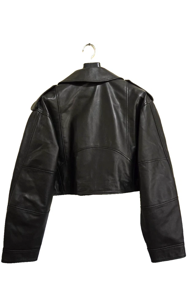 Chaqueta Motor Cordero Original Marca Rebecca Minkoff Damas Talla: S Foto 2 de 4