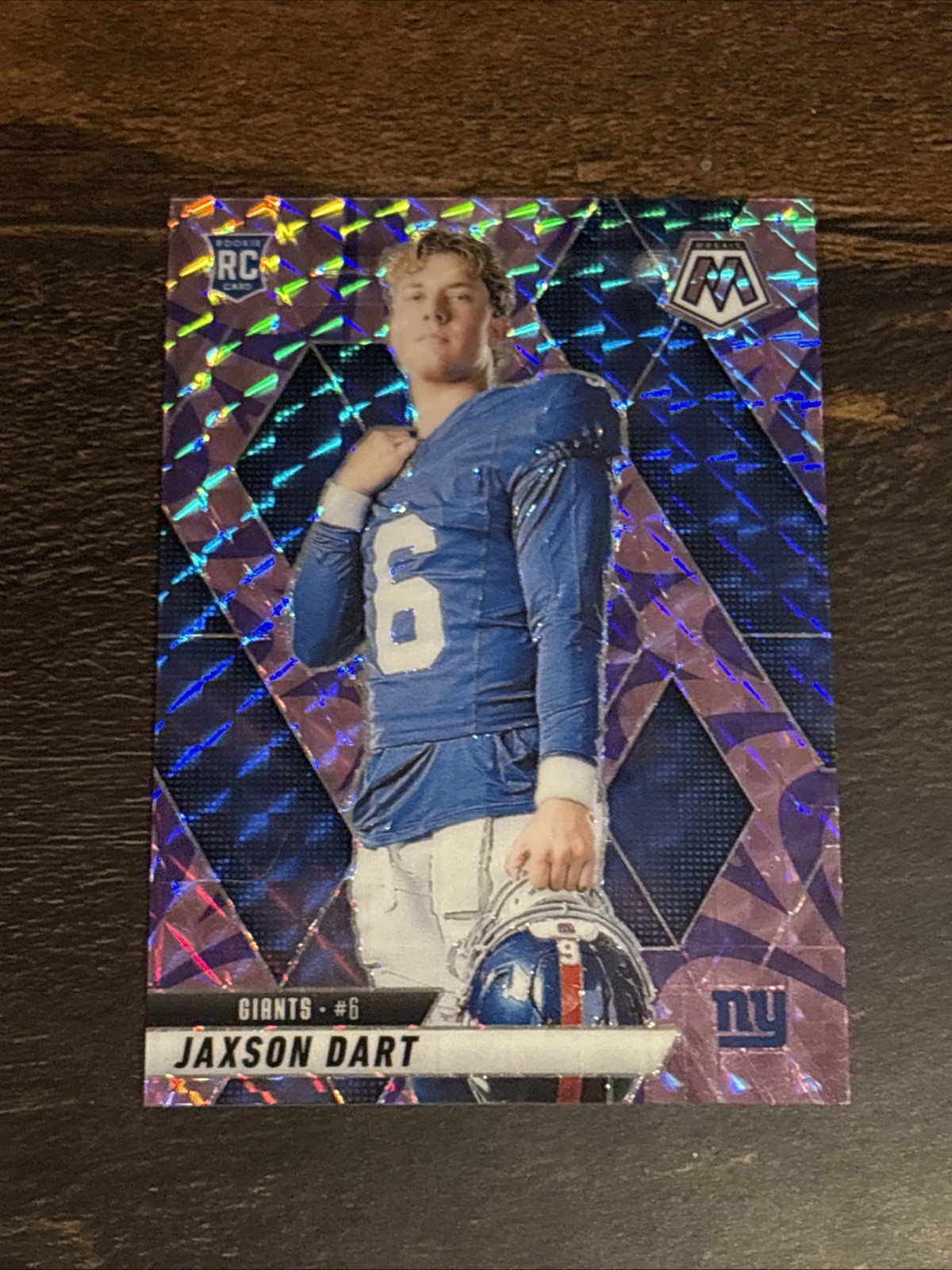 2025 Panini Mosaic Jaxson Dart RC Purple Reactive Variation 288