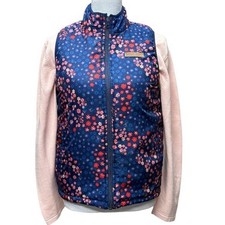 Buffalo David Bitton Floral Women's Reversible Full Zip Vest Size L
