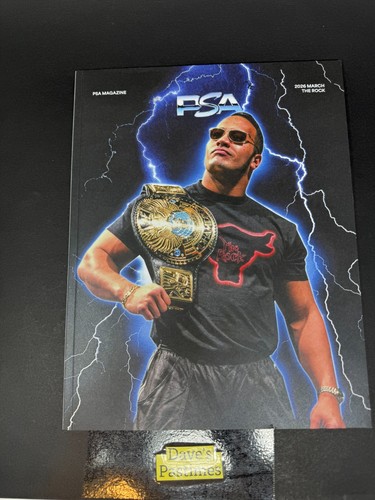 PSA Magazine #51 March 2026 The Rock Dwayne Johnson WWE Wrestling Cover