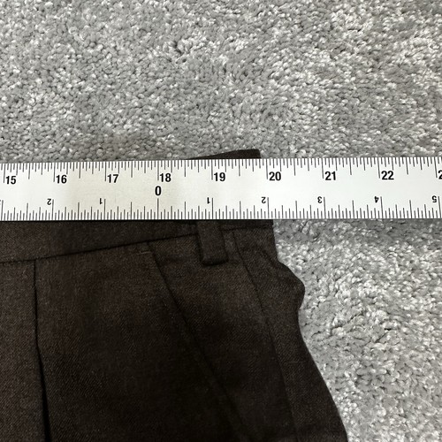 Vintage Bachrach Men’s Dress Pants 40x30 Wool Cashmere Blend Old Money Wide USA - Picture 5 of 9