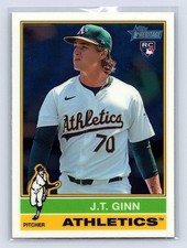 2025 Topps Heritage JT Ginn #290 Chrome (RC)