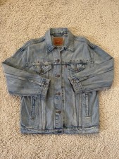 Levi s Denim Trucker Jacket Size Medium Stone...
