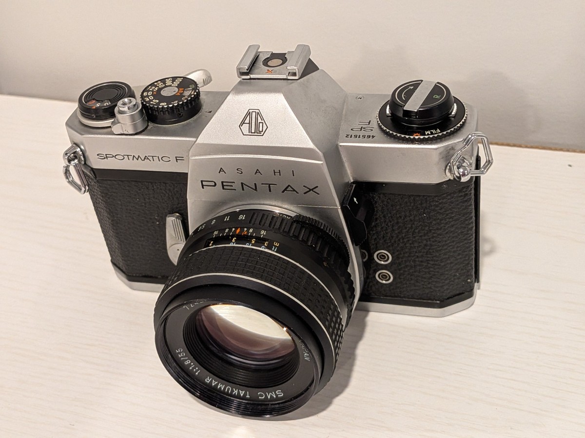 ペンタックス SPOTMATIC F SMC TAKUMAR 55mm F1.8 Asahi Pentax Spotmatic F SPF Film Camera SMC Takumar 55mm F/1.8 | eBay