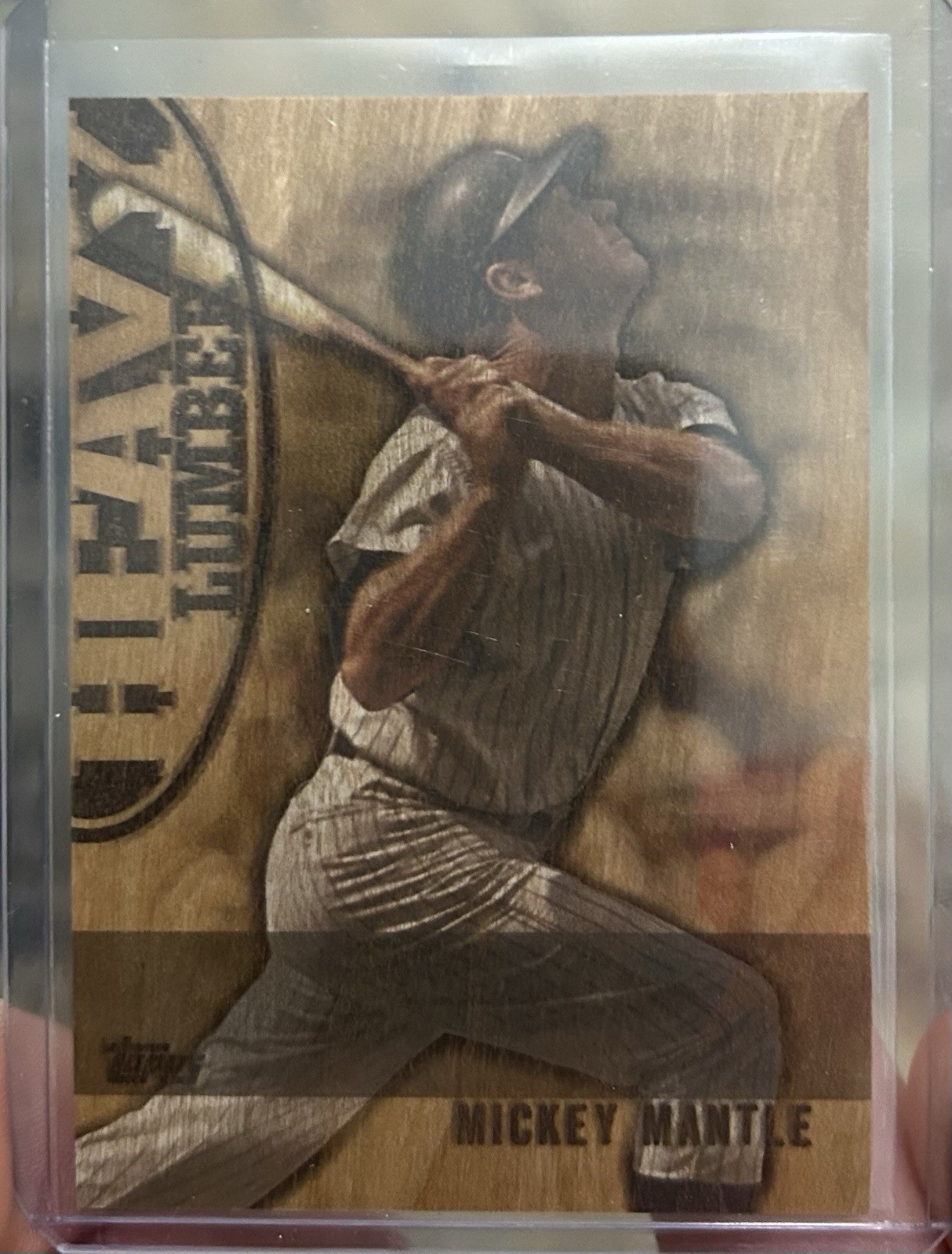2024 Topps Series 2 Mickey Mantle #HL-21 Heavy Lumber Case Hit SSP