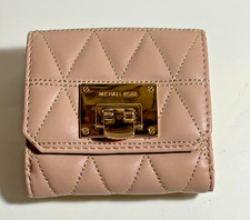 Michael Kors MK Geldbörse Geldbeutel Portmonnaie Jet Set beige Gold NEU