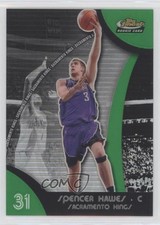 2007-08 Topps Finest Green Refractor /149 Spencer Hawes #89 0q3