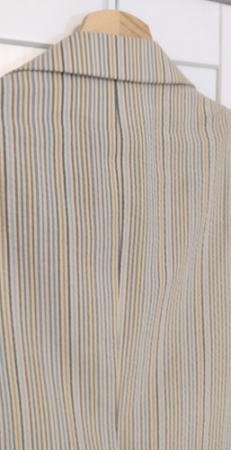 Blazer Brook Taverner 42 Corto Seersucker Rayas Beige Navegación Verano - Imagen 9 de 13