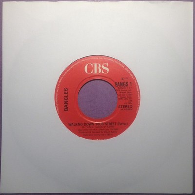 Bangles - Walking Down Your Street (7'' single) juke box BANGS 1