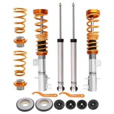 4x Gewindefahrwerk+2xDomlager vorne for Fiat Grande Punto 199 2005-2012