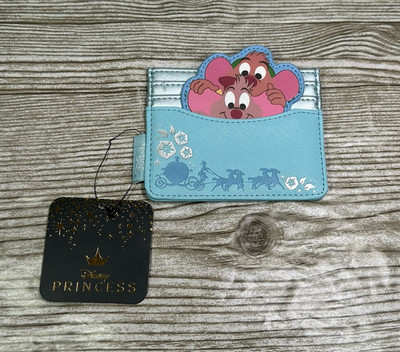Loungefly Disney Cinderella Jaq and Gus Cardholder