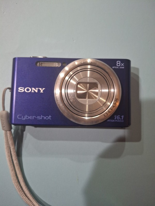 Sony Cyber-shot DSC  W730   PURPLE  compact Camera.  No Charger.  Untested