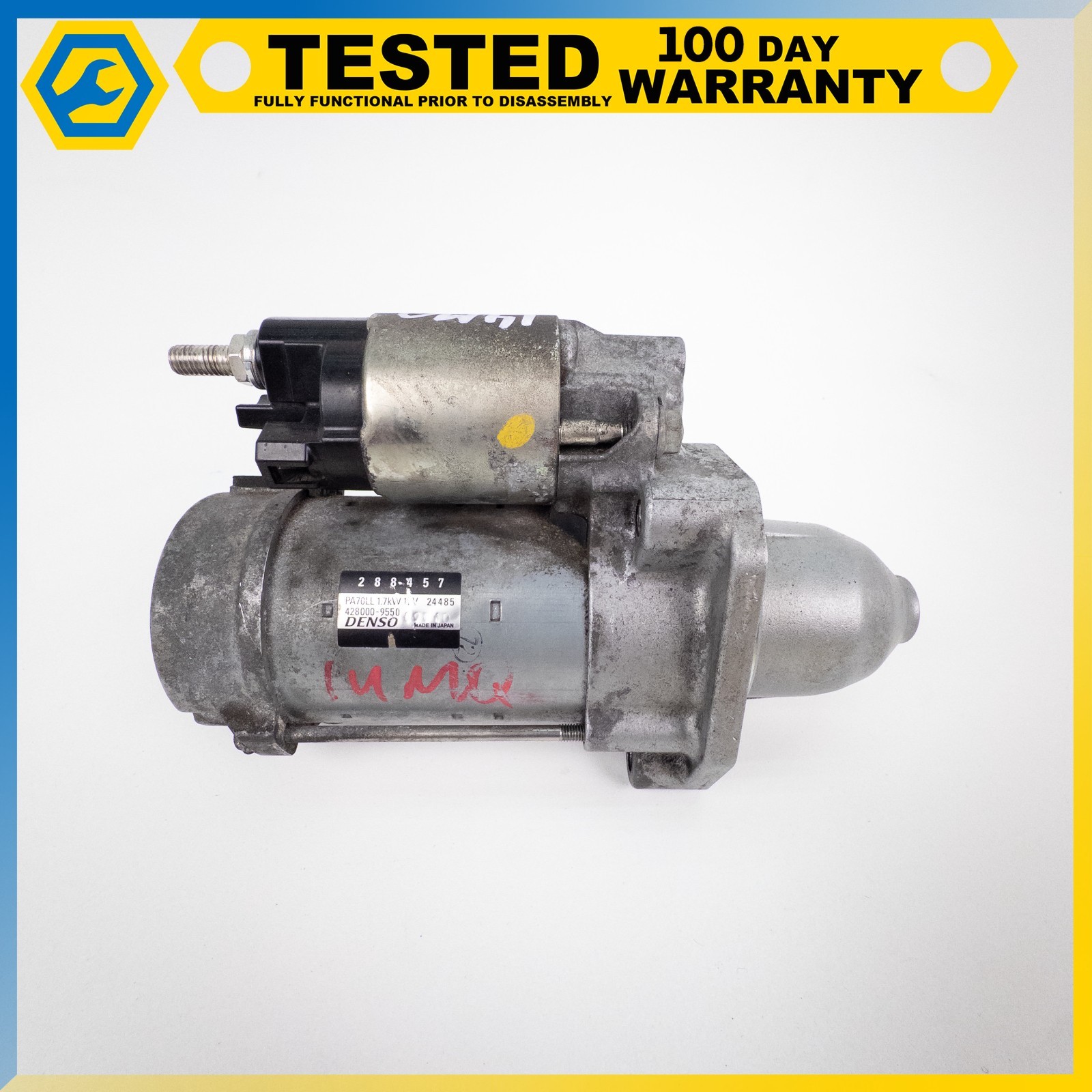 14-19 MASERATI QUATTROPORTE GHIBLI 3.0L V6 ENGINE MOTOR STARTER OEM