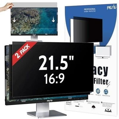 Peslv [2-Pack] 21.5 Inch Privacy Screen for Computer Monitor 16:9 Aspect Ratio,