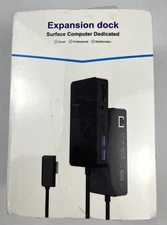 For Surface Expansion Dock Triple Display 12-in-1, Dual 4K HDMI+VGA For Surf Pro