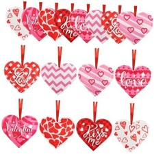 Valentines Day Decorations 24Pcs Heart Ornaments for Valentines Tree