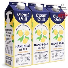 Gently Cleansing Liquid Hand Soap Refills - Soothing Lemon Verbena, 96 Oz Total 0.43 per fl oz