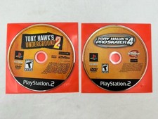 Tony Hawks Underground 2 Pro Skater 4 Lot Bundle Disc Only (Sony PlayStation 2)