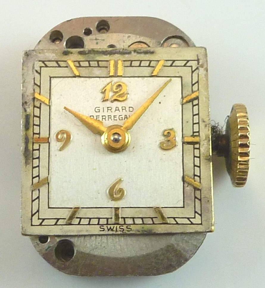 Montre-Bracelet Vintage Girard Perregaux - Mouvement Mécanique LDS, Pour Pièces Ou Réparation - Occasion