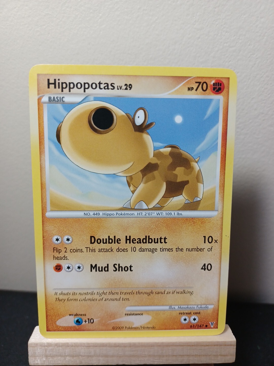 Pokémon TCG Hippopotas Supreme Victors 61/147 Regular Uncommon LP