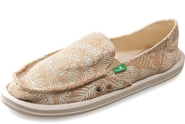 Shoes Sanuk Donna Tropics - Mocasines Para Mujer, Coral (Sugar